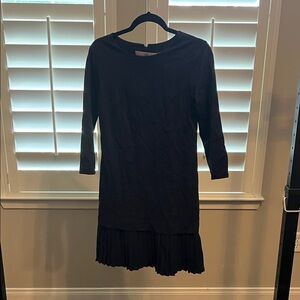 Ann Taylor Black Long Sleeve Dress